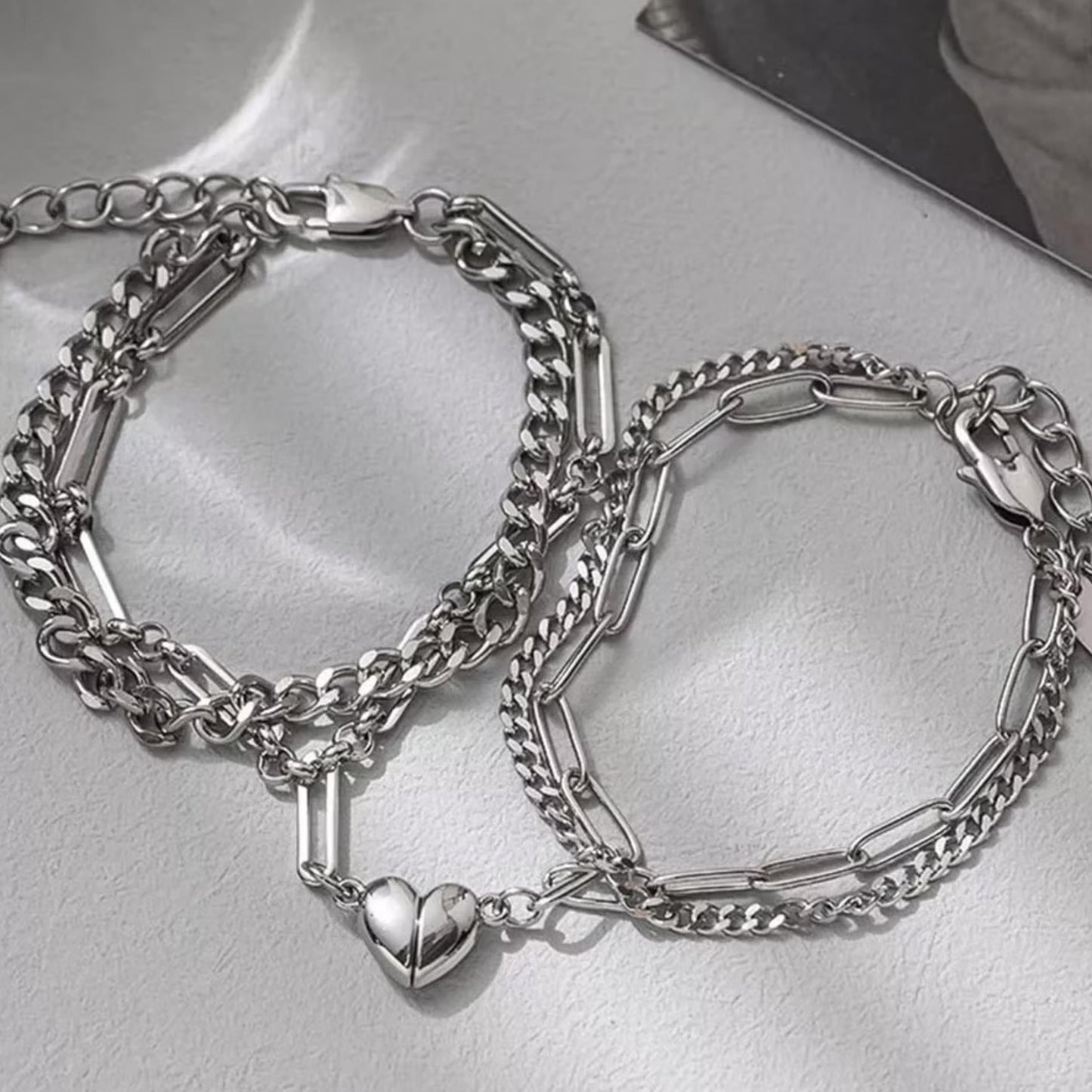 United Hearts Bracelet Set